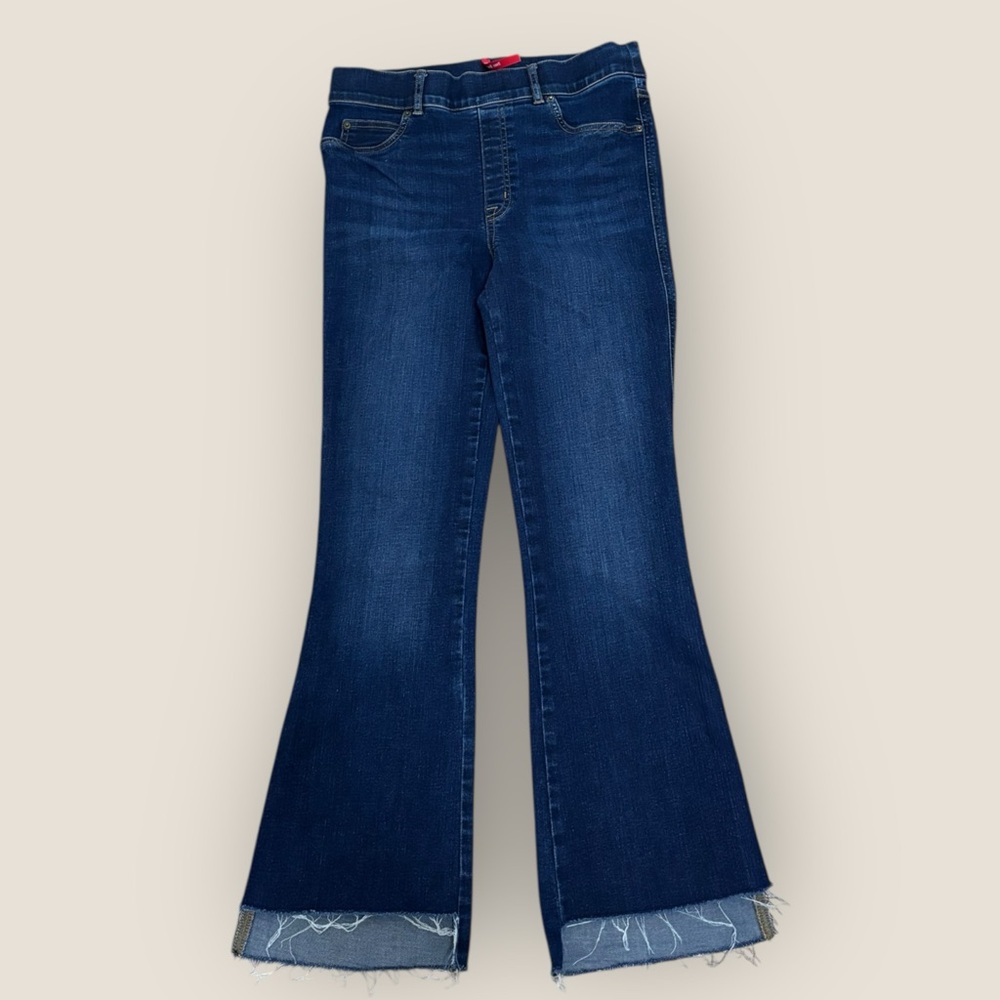 SPANX pull on step hem kick flare jeans